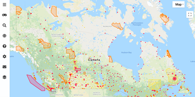 Nav Canada Interactive Map