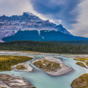 Shot from the Saskatchewan River Crossing in the Rocky Mountains